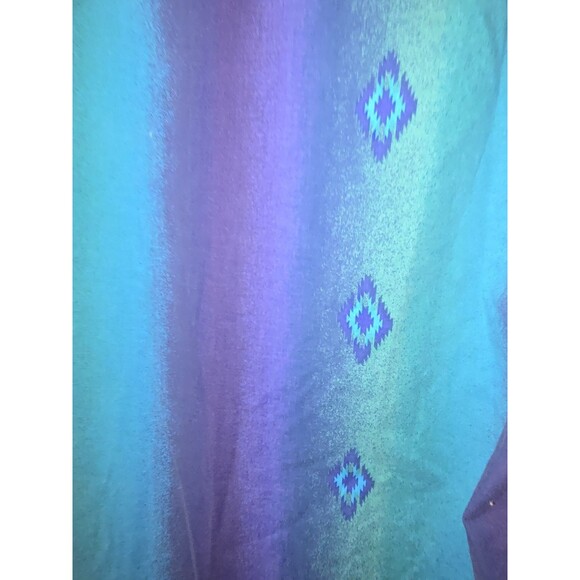 Vintage Wrangler Western Wear Aztec Ombre Button-Down Shirt Women’s XL... - Picture 8 of 10